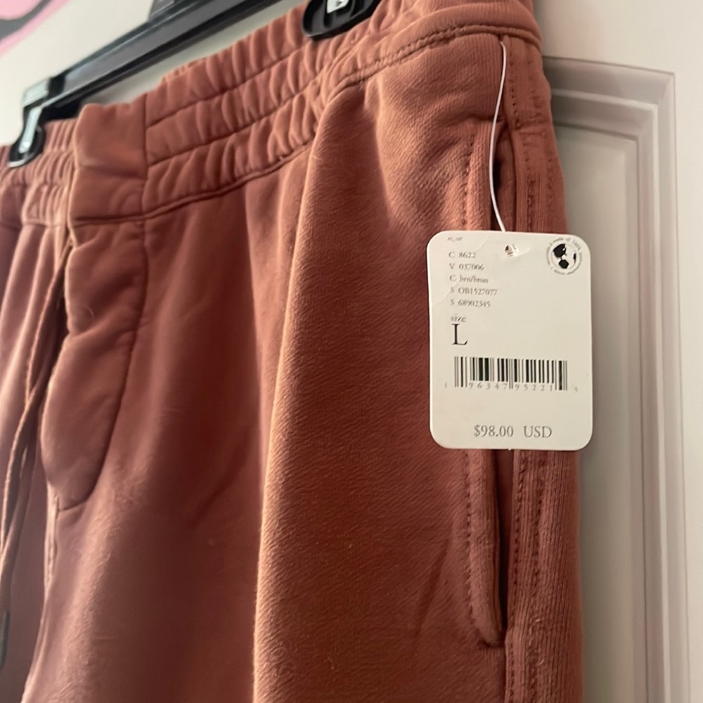Free People Pink Track Pants - Picture 3 of 6